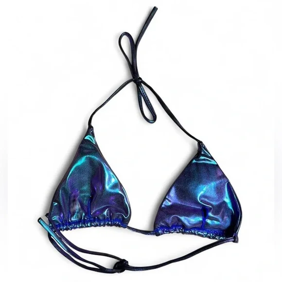 Iridescent Purple Bikini Top Small - Picture 9 of 10